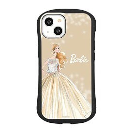 グルマンディーズ Barbie iPhone13 対応 ハイブリッドガラスケース ドレス BAR-25C