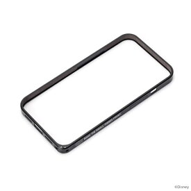 Premium Style iPhone 15/15 Pro用 アルミニウムバンパー ミッキーマウス/ブラック PG-D23ABP01MKY