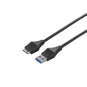 obt@[ BSUAMBSU315BK USB3.0 A to microB XP[u 1.5m ubN USB2.0P[u BUFFALO 
