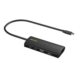 バッファロー LUD-U3-CGHDBK Type-CドッキングステーションPD対応 HDMI出力 ブラック マルチ BUFFALO