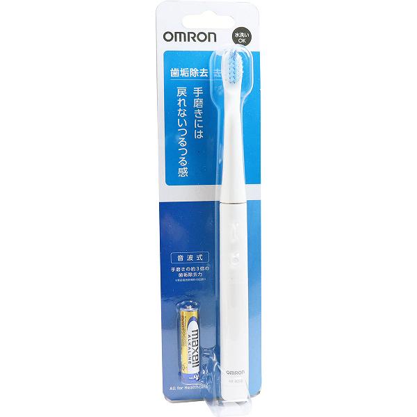  オムロン 音波式電動歯ブラシ HT-B220-W ホワイト