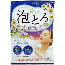 【16個セット】お湯物語 贅沢泡とろ入浴料 スリーピングアロマの香り 30g