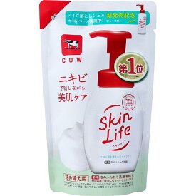 【9個セット】スキンライフ 薬用 泡のふんわり洗顔 シトラスブーケの香り 詰替用 140mL