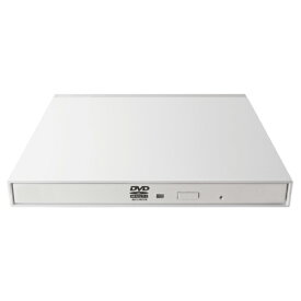 【正規代理店】 エレコム LDR-PMK8U2CLWH DVDドライブ / USB2.0 / 薄型 / Type-Cケーブル付 / ホワイト