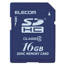 【3個セット】 エレコム MF-FSD016GC4/H SDHCカード メモリカード 16GB 簡易パッケージ Class4 ELECOM 1年保証 カメラ 環境配慮パッケージ 送料無料