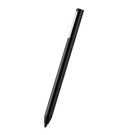 【正規代理店】 エレコム PWTPACST02BK タッチペン スタイラスペン 極細 充電式 アクティブスタイラスペン 1.5mm ペン先交換可 ブラック オートスリープ クリップ スマホ スマートフォン タブレット 滑らかな