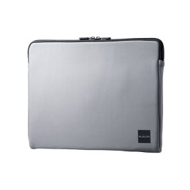 【2個セット】エレコム BM-IBTHF03GY パソコンケース 14インチ 【 MacBook Air / Pro ~14インチ M2 M1 Surface Pro 9 / Laptop 5 ~15インチ 他対応 】 耐衝撃 撥水加工 スリム ファスナー式 グレー