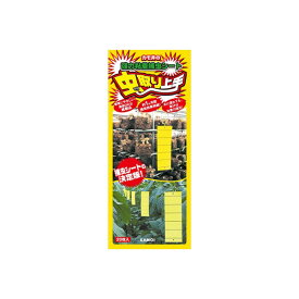 【6個セット】 虫取り上手 黄色 20枚 カモ井加工紙 殺虫剤・ハエ・蚊