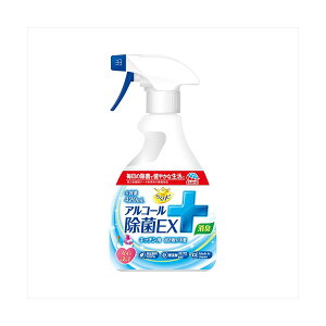 【12個セット】 らくハピアルコール除菌EX420ML アース製薬 住居洗剤・キッチン 本体 ラクハピ アルコール除菌 まな板 消耗品 住環境用品 除菌 台所用洗剤 アルコール キッチン ドアノブ 除菌