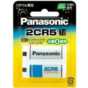 【10個セット】 パナソニック 2CR5W カメラ リチウム電池 ヘッドライト 乾電池 円筒形 カメラ用リチウム電池
