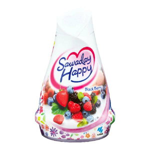 【2個セット】 小林製薬 サワデーハッピー ブラックベリー 本体 お部屋用 芳香 お部屋 消臭芳香剤 サワデー 消臭剤 部屋用 芳香剤 買い回り 置き型 ハッピー 室内用 消臭