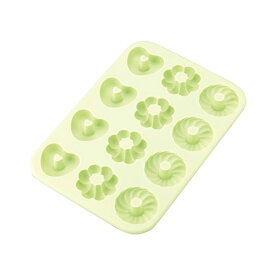 貝印 KAI DL6248 耐熱 シリコン製 ドーナツ型 12個取り ポンデ 波 ハート DL-6248 簡単 プレゼント 人気 母の日 手作り キッチン 新生活 シリコン 製氷器 抜き型 日用品 キッチン雑貨 スイーツ ゼリー 一人暮らし 人気商品