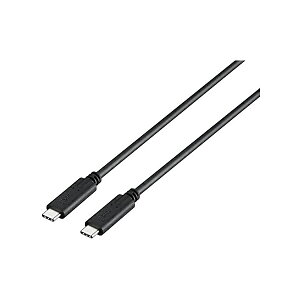 obt@[ USB3.1 Gen2P[u (C to C) 3A 1.0m ubN BSUCC312P3A10BK 