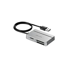 【 送料無料 】 バッファロー USB2.0 マルチカードリーダー スタンダードモデル シルバー BSCR100U2SV