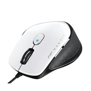 �o�b�t�@���[ �L�� BlueLED 5�{�^�� �l�I�t�B�b�g�}�E�X M�T�C�Y �z���C�g BSMBU510MWH ��������