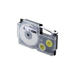 Color Creation ネームランド テープ 互換 6mm 白 8m 黒文字 CTC-CXR6WE エレコム ネームランド用互換テープ 6mm幅 送料無料