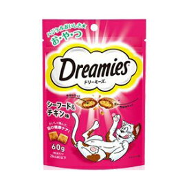 【36個セット】 ドリーミーズ ( Dreamies ) シーフード&チキン味 60g キャットフード 猫 ネコ ねこ キャット cat ニャンちゃん