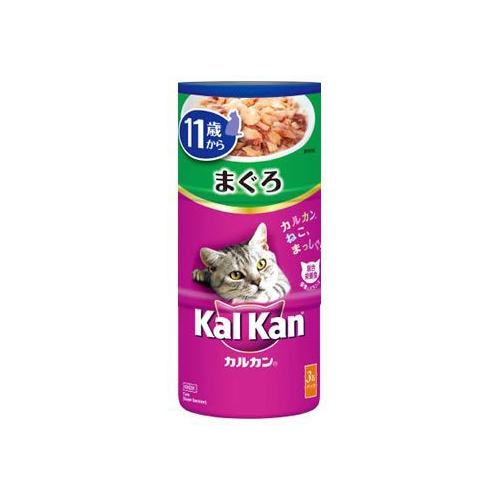 マースジャパンリミテッド KHC91 カルカン ハンディ缶 １１歳から まぐろ 160g×3 キャットフード キャット ネコ の価格になります 猫 好評 個 ねこ cat ニャンちゃん※商品は1点 授与