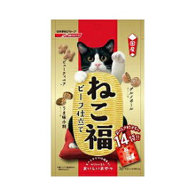 【15個セット】 ねこ福 ビーフ仕立て 42g ( 3g×14袋 ) キャットフード 猫 ネコ ねこ キャット cat ニャンちゃん