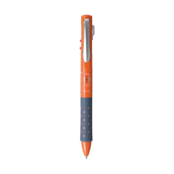 トンボ・油性ボールペン リポータースマート2「0.5 」オレンジBC-WRLE54