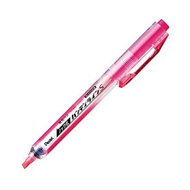 【 送料無料 】 ぺんてる パック入り蛍光ペン ノック式ハンディラインS ピンク XSXNS15-P 人気商品 ※価格は1個のお値段です