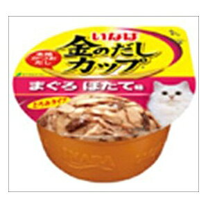 【6個セット】 いなば 金のだし カップ まぐろ ほたて味 70g とろみ 一般食 IMC-135 いなばペットフード 緑茶消臭成分配合 IMC135 猫用ウェット キャットフード いなば食品 着色料不使用 エクプラ