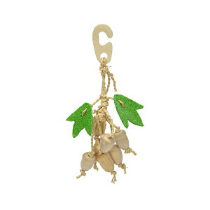 【6個セット】 三晃商会 ナチュラルハンガー どんぐり 約230mm長 30g 小鳥 バード・トイ A13 サンコー SANKO バードモア バードトイ 小鳥用おもちゃ 鳥用品 インコ オウム かじり木 バード とり グ