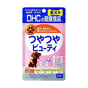 【6個セット】 ディーエイチシー DHC 愛犬用つやつやビューティ 60粒 アップル 小粒 イヌ シニア ビーグル 犬用サプリメント ペット用健康食品 ワンちゃん 栄養補助食品 犬用品 コラーゲン ペ