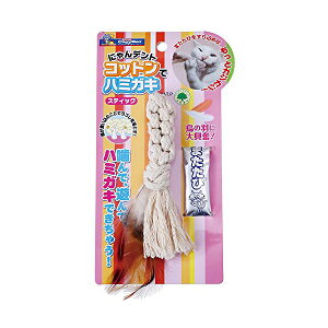 【6個セット】 ドギーマン キャティーマン にゃんデント コットンでハミガキ スティック 猫 猫用おもちゃ またたび ドギーマンハヤシ デンタルケア ストレス解消 用品営業部 オーラルケア