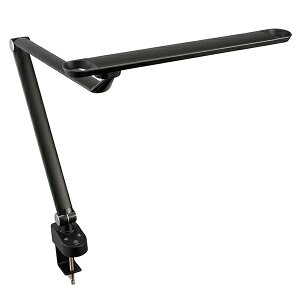 オーム電機 AS-LD712AK-K アームライトAS-LD712AK-K OHM 調光アームライト クランプ 精密作業 アームライト 屋内照明 ブラック 調光機能 照明器具 オーム タッチ式 スタンドライト 明るさ調整 省エネ