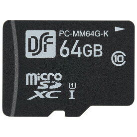 オーム電機 PC-MM64G-K マイクロSDカード MM64GーK OHM