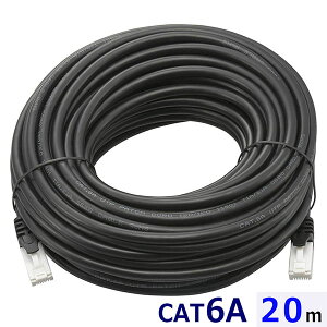 I[d@ PC-N6A200-K LANP[u c܂h~݌v (JeS[6A/10Gbps/Xg[g/20m/ubN) ߐ܂h~ ܂Ȃ ubN P[u ߂܂Ȃ