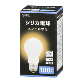 オーム電機 LB-D6695WN 白熱電球 (100W形/シリカ/1520 lm/95W/E26/電球色/調光機能対応)