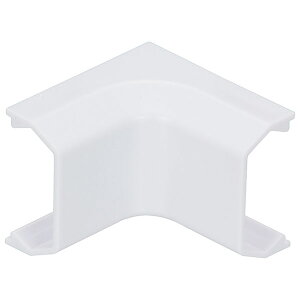 オーム電機 DZ-AMI2-W/2P モール用入りズミ (2号/白/2個入) 配線モール ホワイト 部材 モール用入隅 オーム ケーブルカバー パーツ 入りズミ モールパーツ モール用パーツ