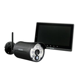 DXアンテナ WSS10M1CL DXアンテナ センサーライト付ワイヤレスフルHDカメラ&10inchモニターセット