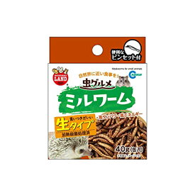 【6個セット】 ML‐163虫グルメミルワーム マルカン 小動物 フード 小動物栄養補助食品