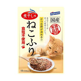 【6個セット】 はごろもフーズ ねこふり煮干し味15g