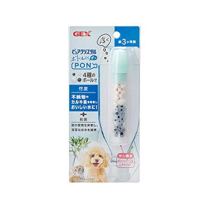 ジェックス ピュアクリスタル ボトルにPON 竹炭3ヶ月 内容量 1個 原産国 中国 本体サイズ 約幅2.1×奥行2.1×高さ11.5cm GEX ペットグッズ ペット用品 ペット用 キャット ドッグ グッズ 給水器 ペッ