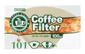 【 送料無料 】 コ－ヒ－フィルタ－ 茶 101 100枚入 日本デキシー コーヒーろ紙 コーヒー濾紙 コーヒーろし コーヒーペーパー コーヒー紙 コーヒードリッパー カフェドリッパー ろ紙 濾紙 事務所用品 オフィス用品 コーヒー用品