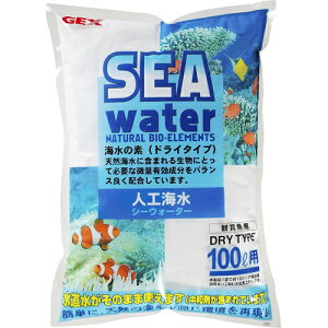 【6個セット】 ジェックス シーウォーター 100L用 使用環境 海水 GEX 人工海水 飼育用品 観賞魚 日本製 ペット 用品 セット 安心素材
