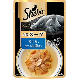 【10個セット】 マースジャパン シーバ アミューズ お魚スープ まぐろ、かつお節添え 40g