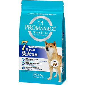 【6個セット】 マースジャパンリミテッド プロマネージ PROMANAGE 7歳からの柴犬専用 ドッグフード 1.7kg マースジャパン シニア犬用 ペット用品 マース 柴犬専用 フード 成犬用 ペット 安心素材