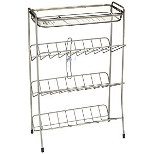 アスベル N・Wコートシャンプーラック4段 ASVEL お風呂 石けん皿 収納 バスラック プレゼント 人気 バス ボトルラック お風呂用品 新生活 シャンプー 収納ラック ソープトレー 引越し ラック