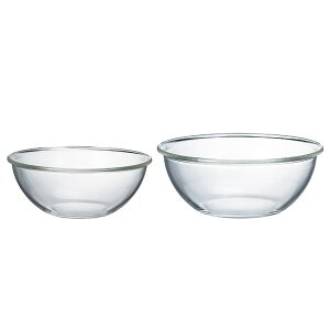 ハリオ MXPA-2806 () 耐熱ガラス製浅型ボウル 2 個セット 満水容量M/2,000ml、L/2,500ml HARIO 容器 お礼 御祝 オーブン調理 食器 入学内祝い 混ぜやすい 深型 プレゼント 食洗機対応 お返し 小鉢 人気商