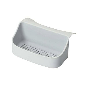 【3個セット】 パール金属 ペタッとポケット キッチンラック グレー CX-1267 シリコン製 リビング 水廻り用品 パール キッチン 収納用品 スポンジラック 水切りラック 便利用品 調味料ラック