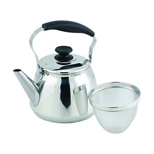 【3個セット】 パール金属 広口 ケットル 3.0L 茶こしアミ付 18-8 ステンレス製 IH対応 フレッティIII HB-5646 ガス対応 茶漉し 茶こし付き 麦茶 オール熱源対応 やかん ステンレス 湯沸かし 大容量