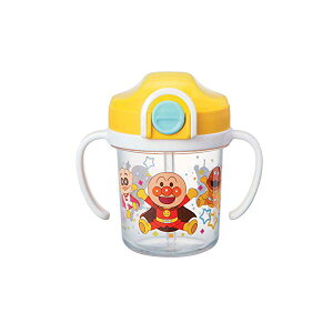 【2個セット】 レック アンパンマン クリア ストローマグ 200ml 日本製 キャラクター ピクニック プラスチック製 ドリンク ベビー 持ち運び 幼稚園 持ち手 入園 ボトル 洗いやすい 安心 水分補
