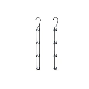 y2ZbgzBelca ߗގ[ ȃXy[XnK[ 2 5.6×s2.1×49cm ubN [̓Abv nK[ 4A^Cv CH-SH2 lCi