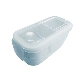 【3個セット】 アスベル 弁当箱 ランチボックス 1段 スリム レンジ・食洗器対応 汁漏れ防止 冷凍可能 2段 ランタス WTL-600 Ag抗菌 ブルー 600ml