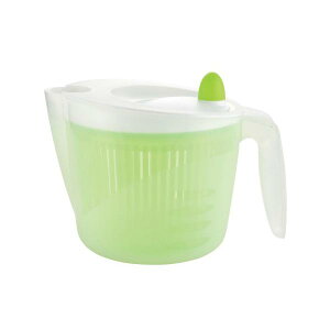 パール金属 野菜 水切り 器 Just right C-8492 野菜水切り器 食洗機対応 カゴ キッチン 水切りバスケット サラダ 水廻り 回転 ザル テーブル 厨房 手動 清掃 コンパクト グリーン 時短 衛生 人気商